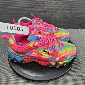 Fila Oakmont TR Shoes Youth Sz 5.5 Pink Low Top Sneakers